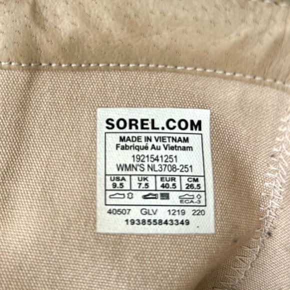 Sorel Cate Buckle Boots in Sandy Tan Waterproof Leather - Picture 12 of 13